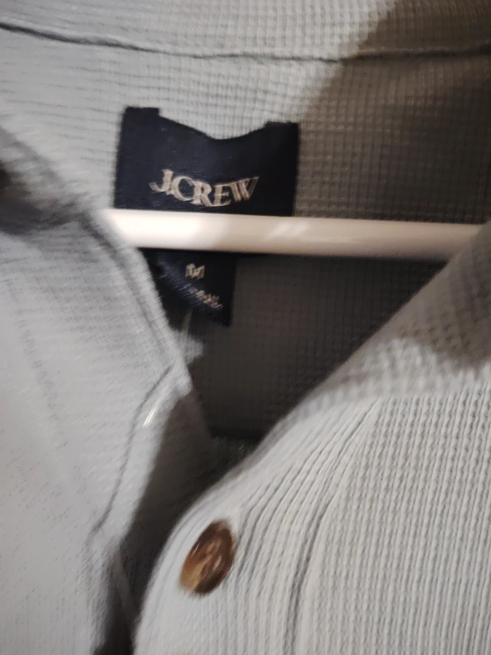 J. Crew Men's Pale Blue Long-Sleeve Button-Down Shirt